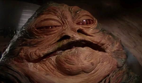 Screenshot of Jabba the Hutt in Star Wars: Episode VI - Return of the Jedi (1983)