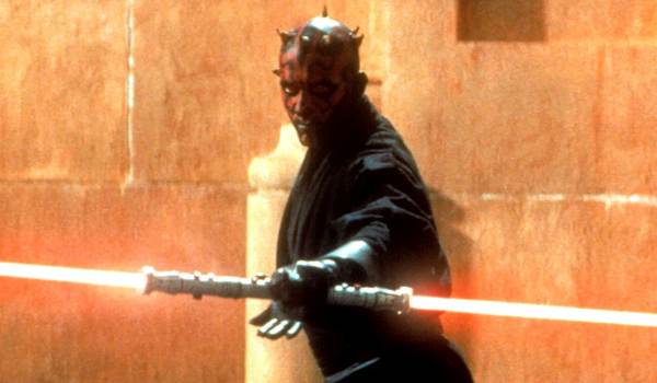 Screenshot of Ray Park as Darth Maul in Star Wars: Episode I - The Phantom Menace (1999)
