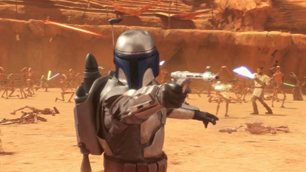 Photo of Temuera Morrison as Jango Fett in Star Wars: Episode II – Attack of the Clones (2002)