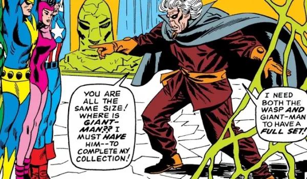 Comic Panel of Avengers #28 Vol 1, artwork by Don-Heck, Frankie-Ray