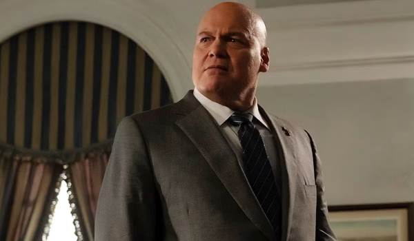 Television still of Vincent D'Onofrio as Wilson Fisk in the sci-fi show Daredevil: Born Again