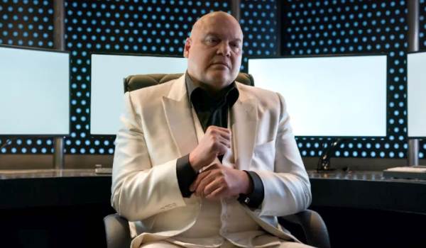 Television still of Vincent D'Onofrio as Wilson Fisk / Kingpin in the superhero show Marvel's Daredevil