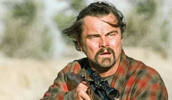 Movie still of Leonardo DiCaprio as Bob in the sci-fi movie One Battle After Another (2025)