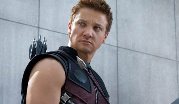 Screenshot of Jeremy Renner as Hawkeye / Clint Barton in The Avengers (2012)