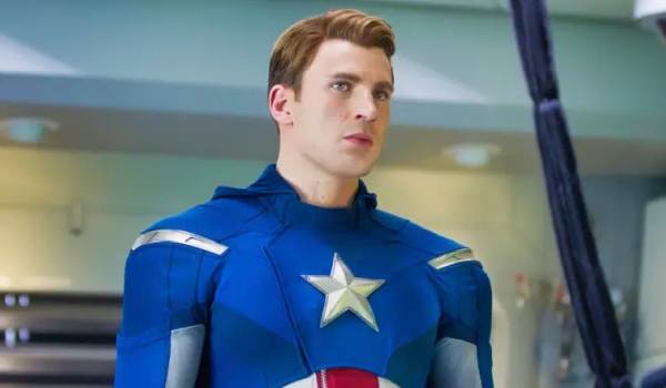 Screenshot of Chris Evans as Captain America / Steve Rogers in The Avengers (2012)