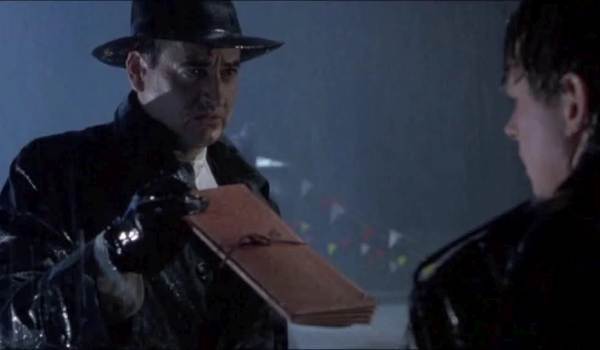 Movie still of Joe Flaherty as Western Union Man in the sci-fi movie Back to the Future Part II (1989)