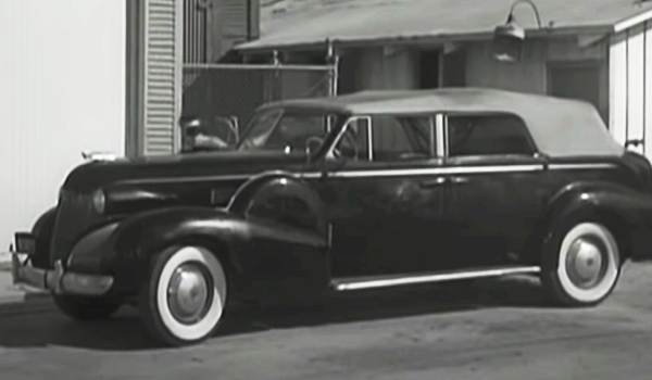 1939 Cadillac Series 75 convertible Batmobile from the 1943 Batman serials