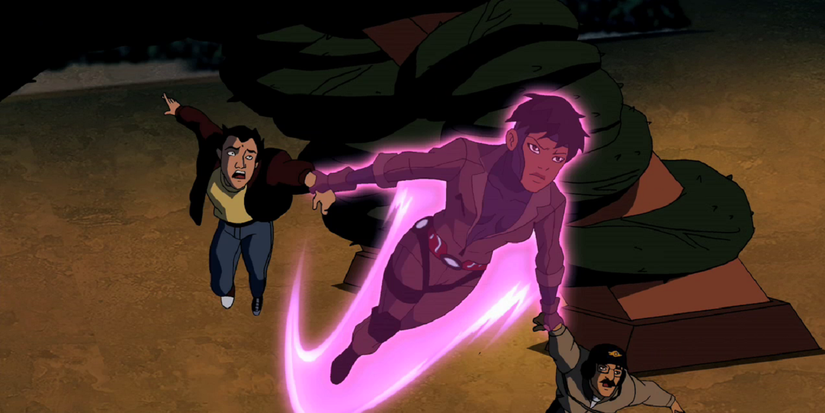 Kittie (Young Justice) as Rocket in Young Justice: 