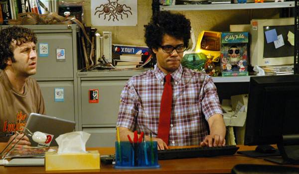 Richard Ayoade as Maurice Moss in The IT Crowd