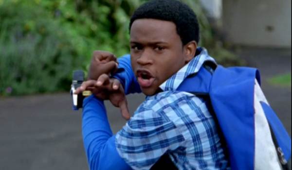 Kevin Duhaney as Ethan James / Blue Dino Ranger in Power Rangers Dino Thunder
