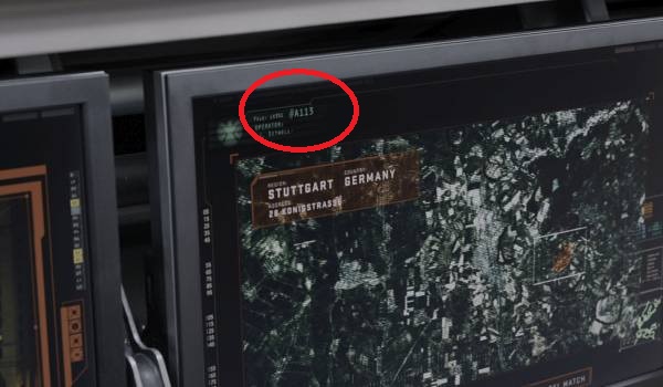 A113 easter egg in the sci-fi movie The Avengers (2012)