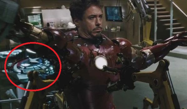 Captain America’s hidden Shield in Iron Man (2008)