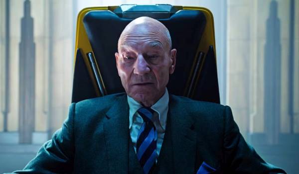 Patrick Stewart as Professor Charles Xavier in the sci-fi movie Doctor Strange in the Multiverse of Madness (2022)