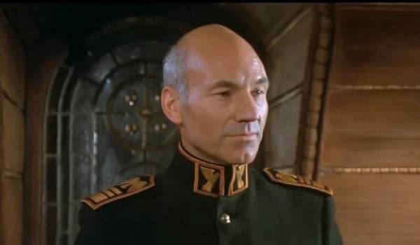 Patrick Stewart as Gurney Halleck in the sci-fi movie Dune (1984)