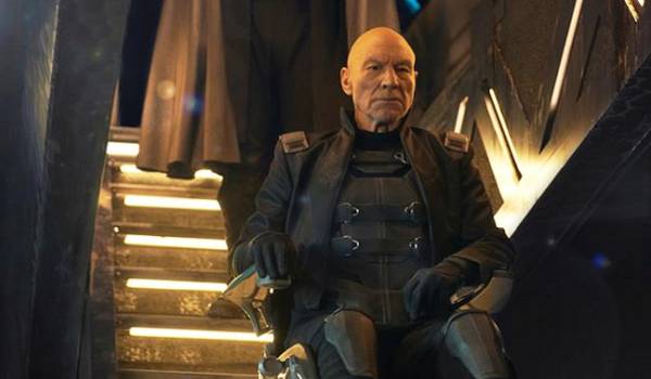 Patrick Stewart as Charles Xavier/Professor X in the sci-fi movie X-Men: Days of Future Past (2014)